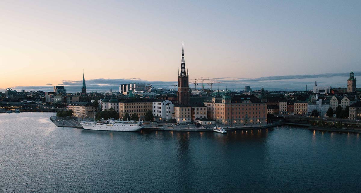 Stockholms stad skyline