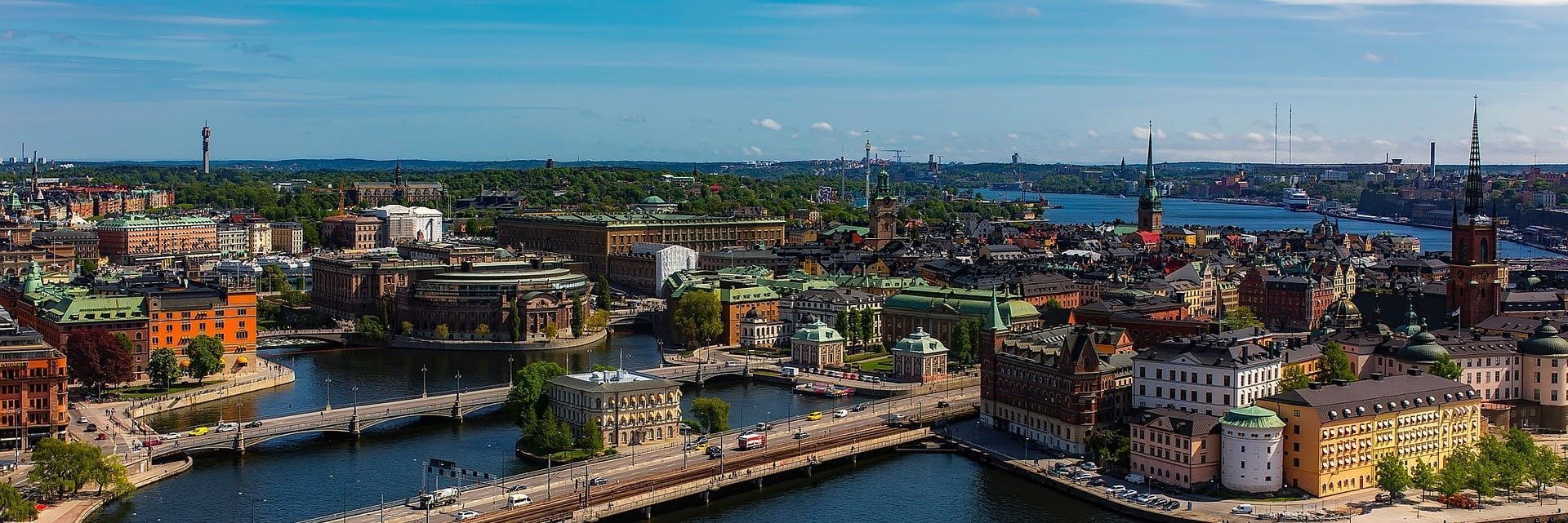 Stockholms stad skyline