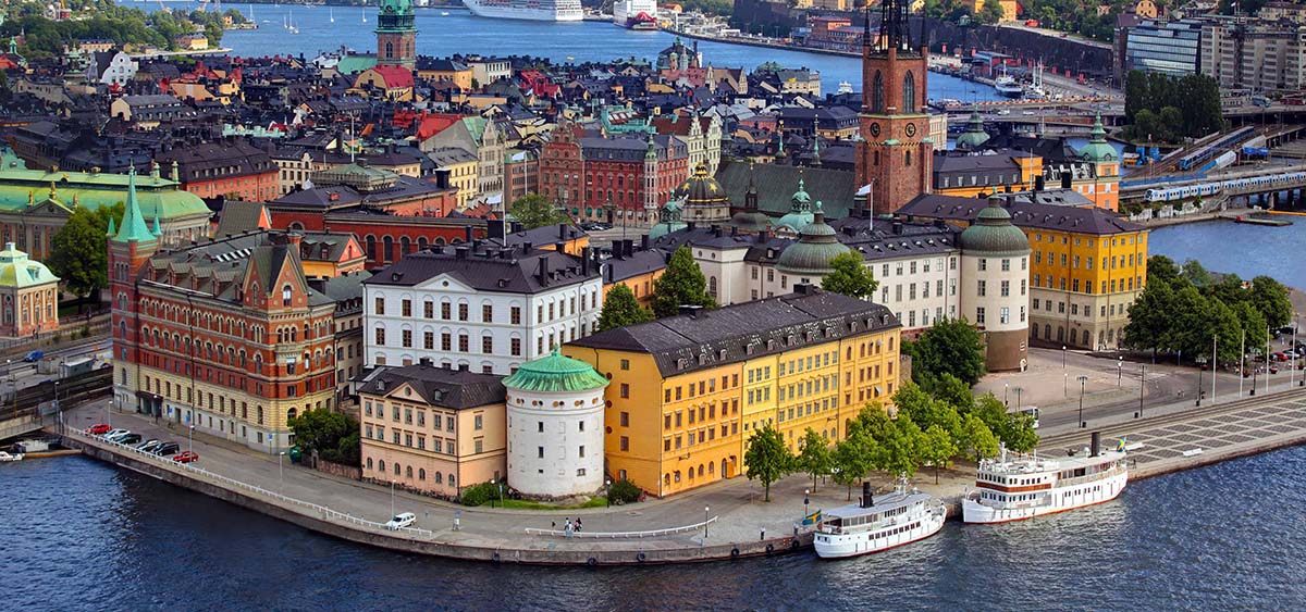 Stockholms stad skyline